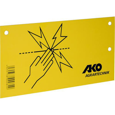 Ako-Warnschild für Elektrozaun