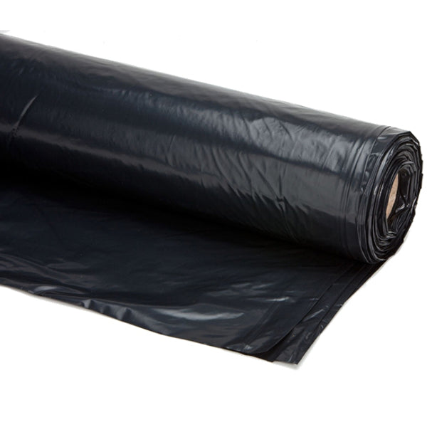 Kunststoff-Baufolie schwarz 010 50x6m