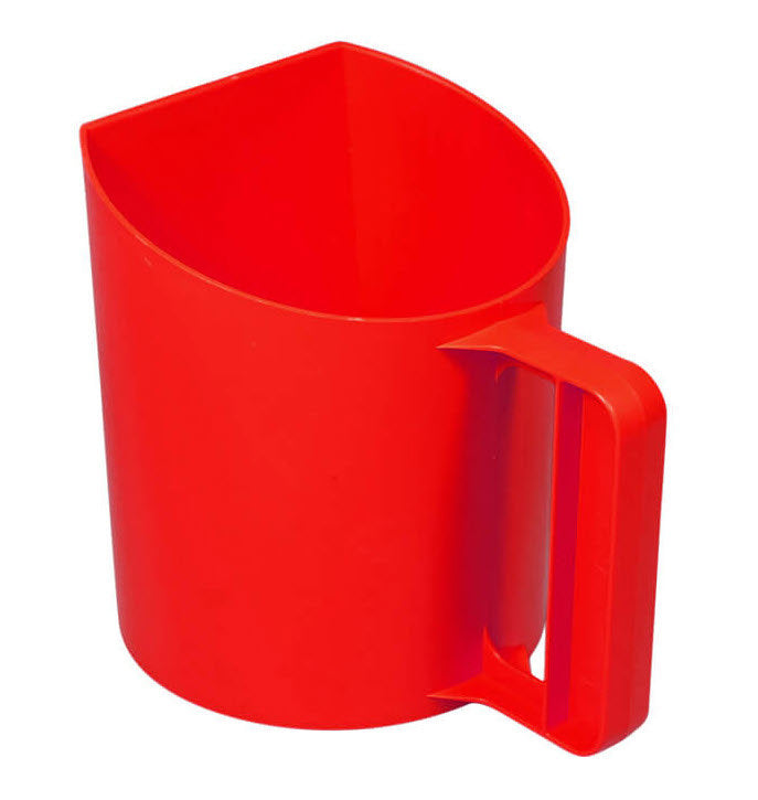 Produkte Mehlschaufel Futterschaufel 1kg Becher Modell rot