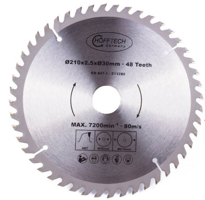 Kreissägeblatt 210mm 48tds