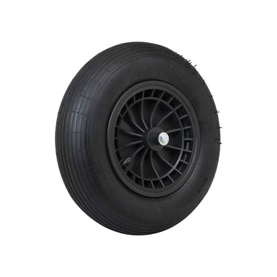 Produkte Rad 400x8 2-lagiger Reifen Kunststofffelge schwarz Achse 13cm mm