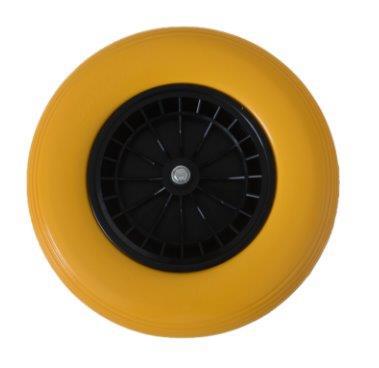 Mm nie wieder auslaufen PU-Rad 400x8 Achse 13cm