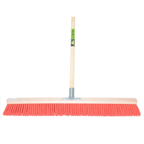 Mm Eurotool Besen 80cm roter Nylon-Stielhalter mm Stiel 150cm