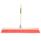 Mm Eurotool Besen 80cm roter Nylon-Stielhalter mm Stiel 150cm