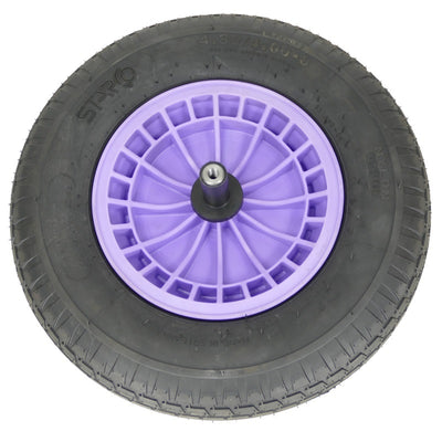 Fort Rad 480400x8 4-lagiger Reifen Kunststofffelge Lavendel Achse 20cm