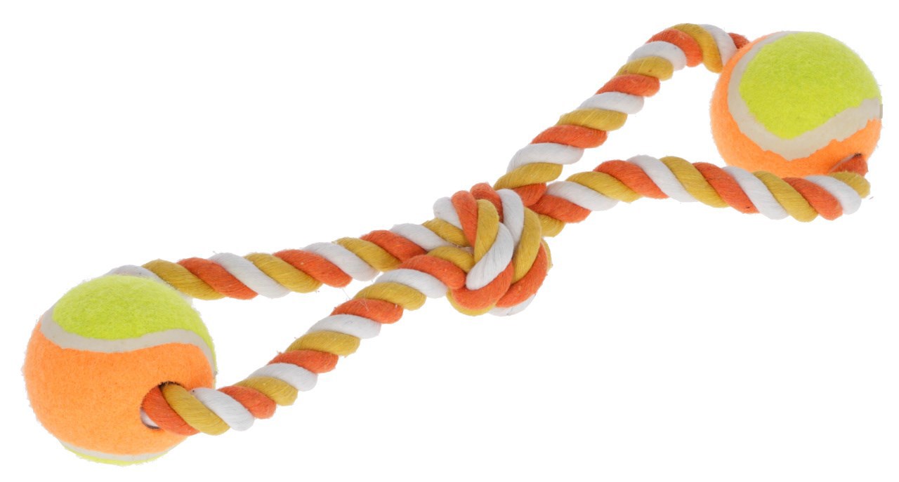 Kerbl Zugspielbälle 34 cm orange Baumwolle