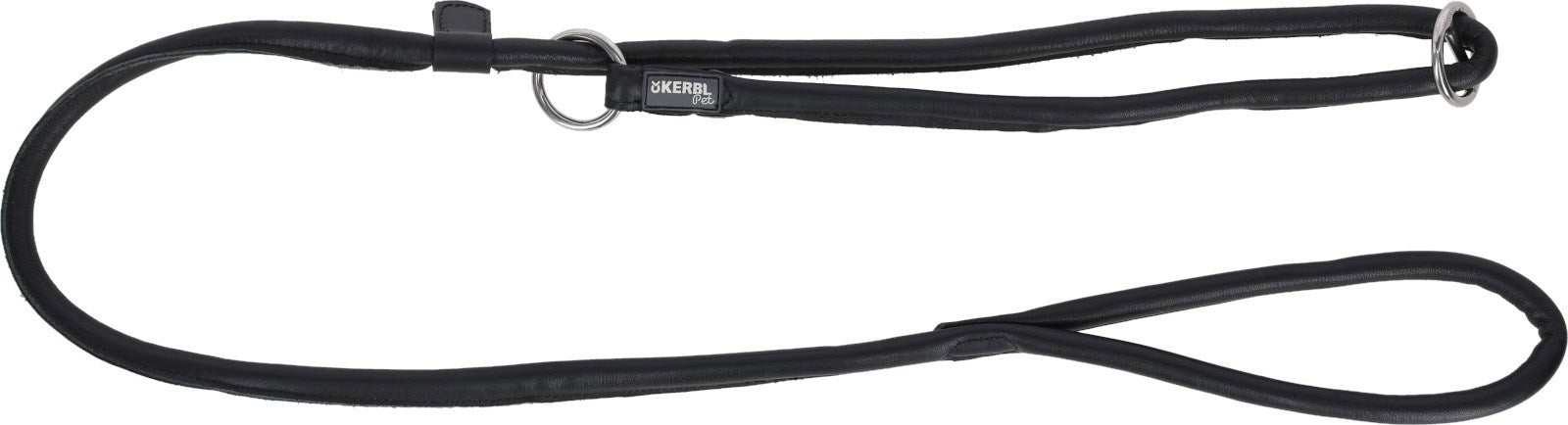 Rindsleder Slipline Roma 170 cm 8 mm schwarz
