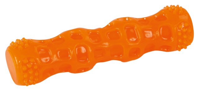Stick Toyfastic quietschend orange 18x84cm