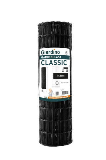 Giardino Produkte Gitter Gardenplast Classic 102m x 25m ral 9005 schwarz