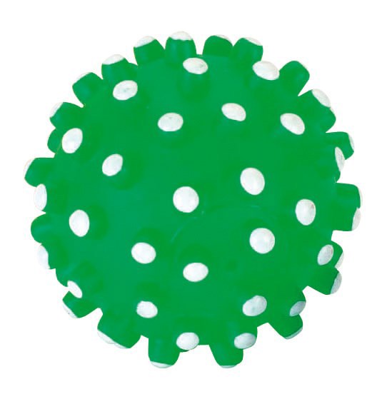 Vinyl-Spielzeugball ca. 12 cm mit Nietenquietscher