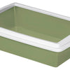 Katzentoilette mit Rand 51x35x13cm farblich sortiert