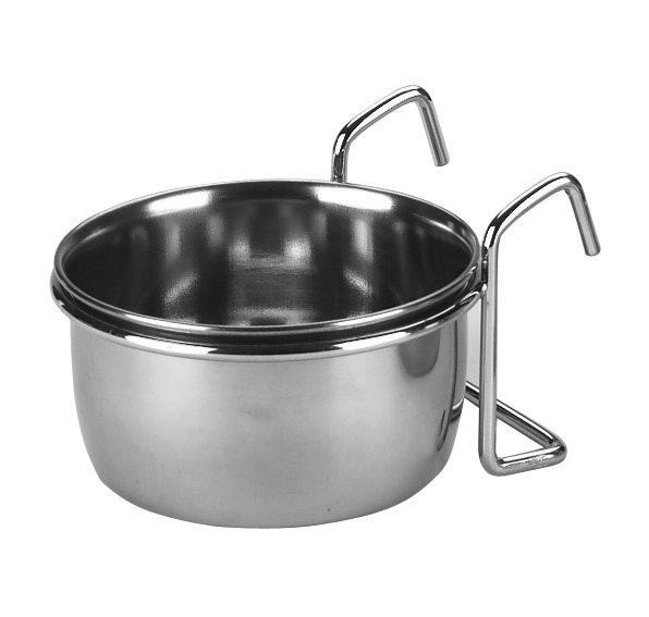 Edelstahlbehälter 300 ml 95 cm mit Halterung