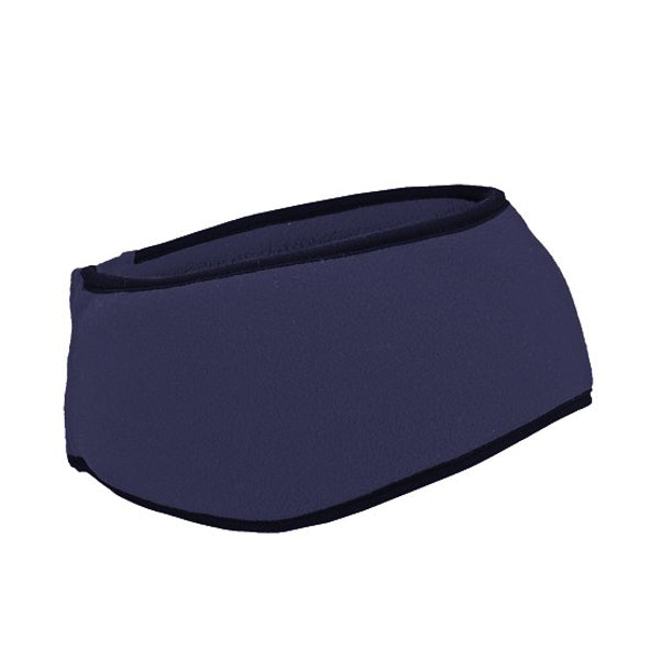 Stirnband aus Fleece in Marineblau