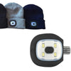 Produkte Kommandomütze gestrickt einfarbig mit wiederaufladbarer LED-Lampe