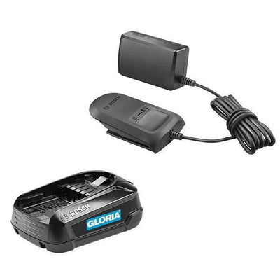 Gloria Bosch Starterset Batterie 18V 25Ah Ladegerät