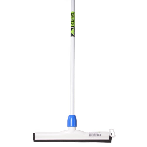 Mm Eurotool Bodenwischer Kunststoff 35 cm schwarzer Gummi mm Griff 140 cm