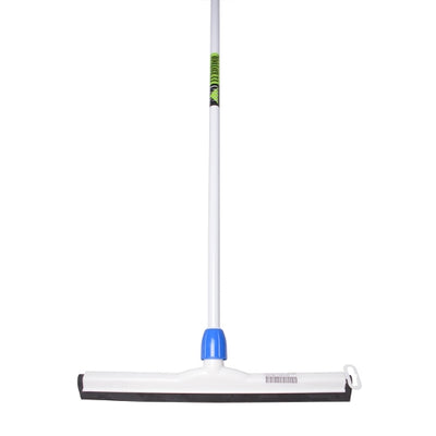 Mm Eurotool Bodenwischer Kunststoff 45 cm schwarzer Gummi mm Griff 140 cm