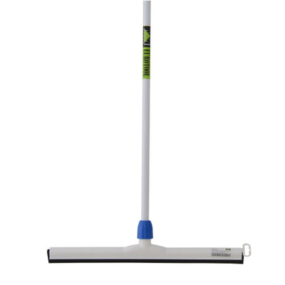 Mm Eurotool Bodenwischer Kunststoff 55 cm schwarzer Gummi mm Griff 140 cm