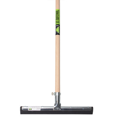Mm Eurotool Bodenwischer Metall 35 cm schwarzer Gummi mm Griff 150 cm