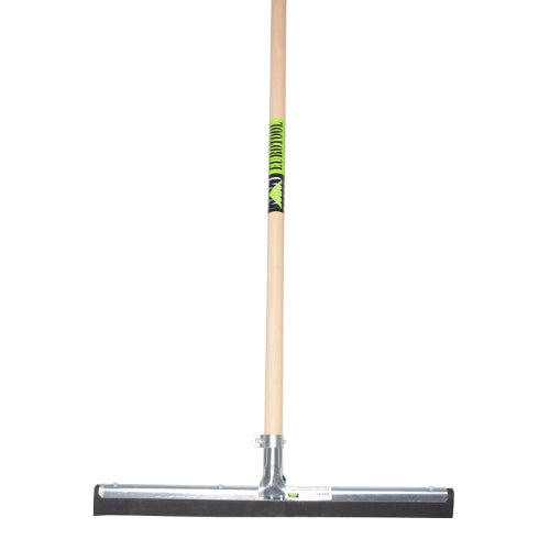 Mm Eurotool Bodenwischer Metall 45 cm schwarzer Gummi mm Griff 150 cm