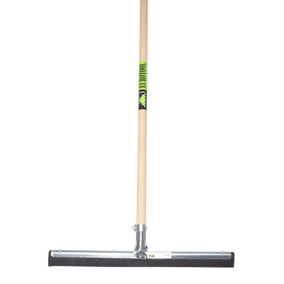Mm Eurotool Bodenwischer Metall 45 cm schwarzer Gummi mm Griff 150 cm
