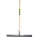 Mm Eurotool Bodenwischer Metall 45 cm schwarzer Gummi mm Griff 150 cm