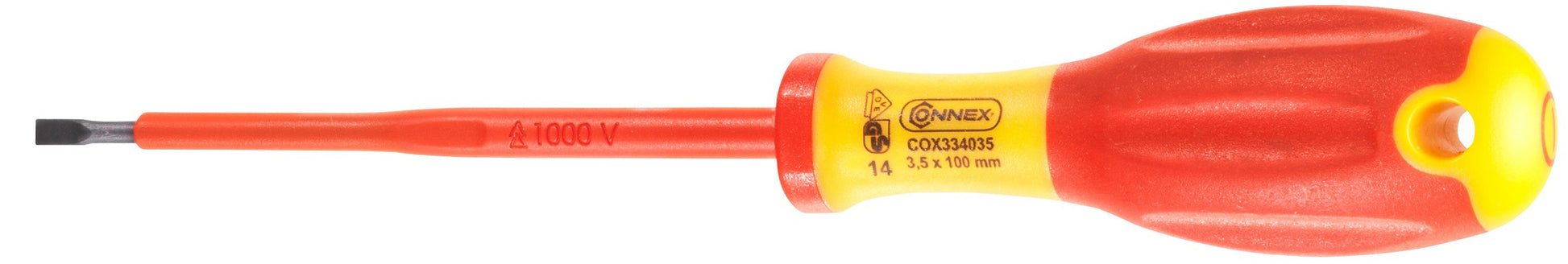 Connex-Schraubendreher flach 35x100 isoliert 1kv1c