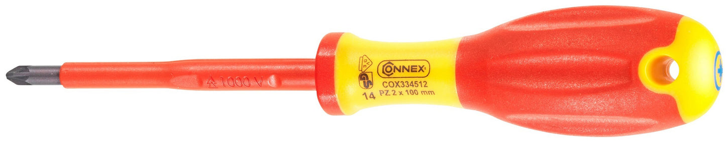 Connex-Schraubendreher Kreuz pz2 100 mm isoliert 1kv1c