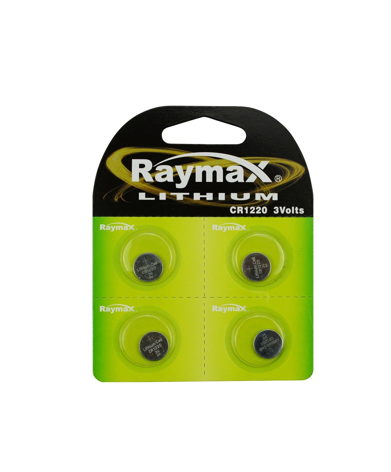 Raymax Produkte Knopfzellenbatterie 3V CR1220 4 Stück