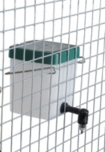 Olba Produkte Trinkflasche mit Ventildeckel 0,5 l natur inkl. Halterung