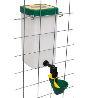 Olba Produkte Kükentrinkflasche mit Trinkbecher 1 l natur inkl. Halterung