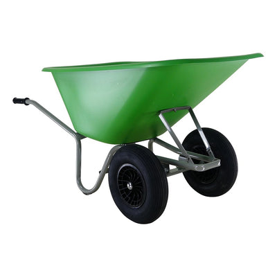 Altrad Schubkarre Forza 165l HDPE-Behälter grün 2 Luftreifen