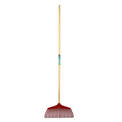 Mm Eurotool Rasenrechen Nylon Fiskars mit Griff Holz 150 cm
