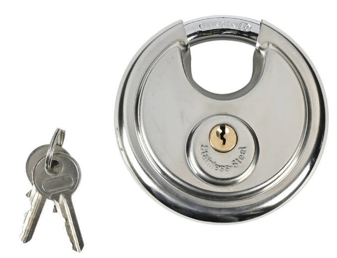 Produkte Vorhängeschloss Diskusschloss 90mm plus 2 Schlüssel