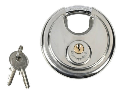 Produkte Vorhängeschloss Diskusschloss 90mm plus 2 Schlüssel