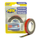 Hpx doppelseitiges Acrylklebeband HSA Powerbond Anthrazit 12 mm x 2 m