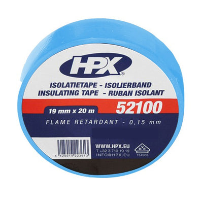 Hpx PVC-Isolierband VDE | blau | 19 mm x 20 m – il1920 – 10 Stück – il1920