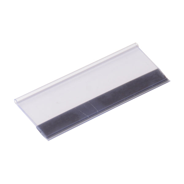 Preisleiste 100x38mm transparent mit Magnetband