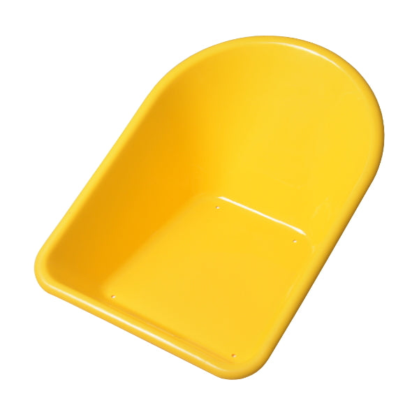 Produkte separater Behälter gelb für Kinderschubkarre