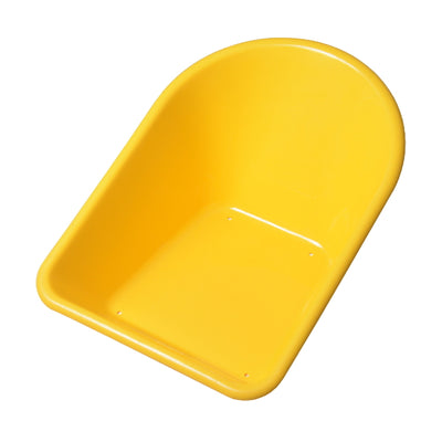Produkte separater Behälter gelb für Kinderschubkarre