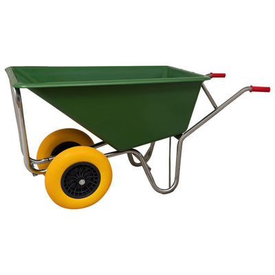 MM-Produkte Schubkarre 160 Liter polybeschichtete Basis GED 2 NML Rad