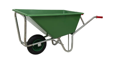 MM-Produkte Schubkarre 160 Liter polybeschichteter Boden GED 1 Rad 1