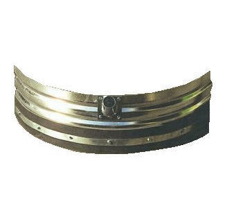 Mm Eurotool Products Mistschaber rund, schwer, 64 cm, mit Segeltuchgummi
