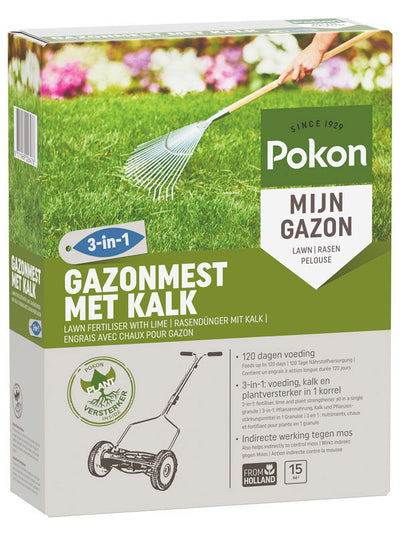 Pokon Rasendünger mit Kalk 1 kg für 15 m² – 7686788400