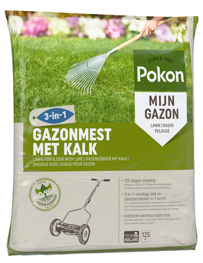 Pokon Rasendünger mit Kalk 8,4 kg für 125 m² – 7686814400