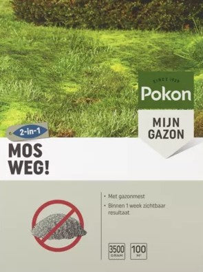 Pokon-Moos entfernt 35 kg für 100 m2