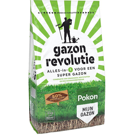 Pokon Rasenrevolution 4 kg für 80 m2