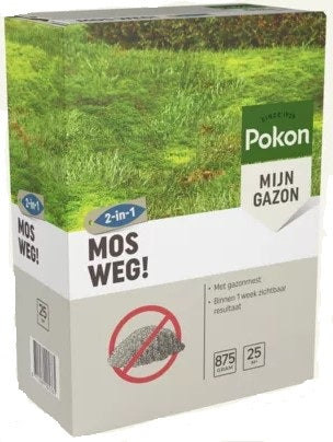 Pokon Moos weg 875gr für 25m2