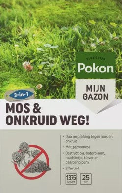 Pokon-Moos und Unkraut entfernen 1375 kg für 25 m²