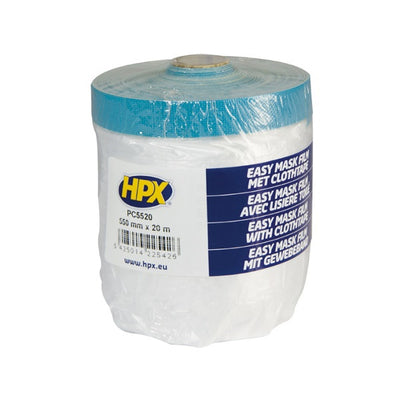 Hpx-Abdeckband für statische Abdeckfolie, 55 cm x 20 m